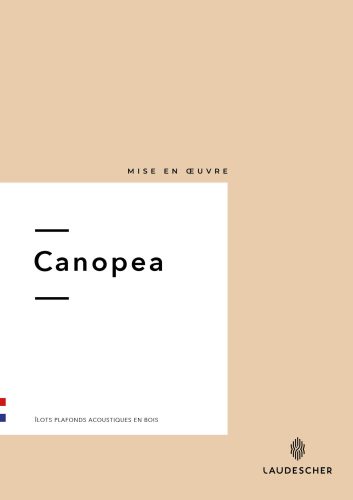 Couverture de la mise en œuvre des îlots acoustiques Canopea